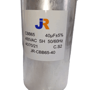 CAPACITOR JR CUERPO DE ALUMINIO DE 40 MF